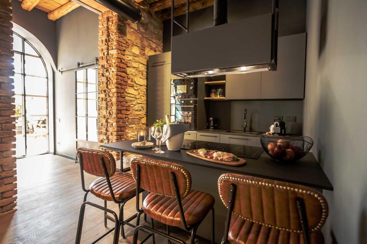Ar Prestige Penthouse - Tribeca Loft Apartment Bergamo Bagian luar foto
